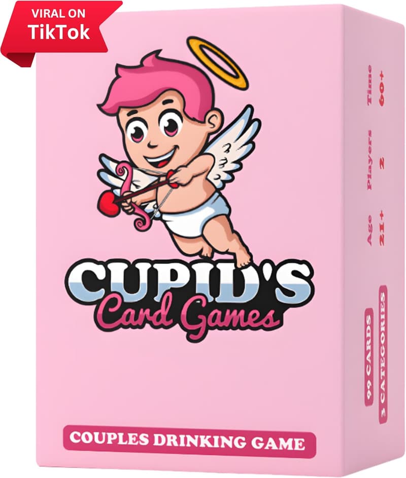 Valentine's Day Couples Drinking Game - Cupid's Card Games