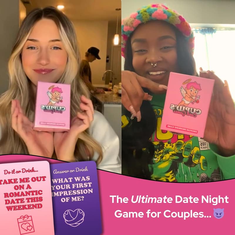Valentine's Day Couples Drinking Game - Cupid's Card Games