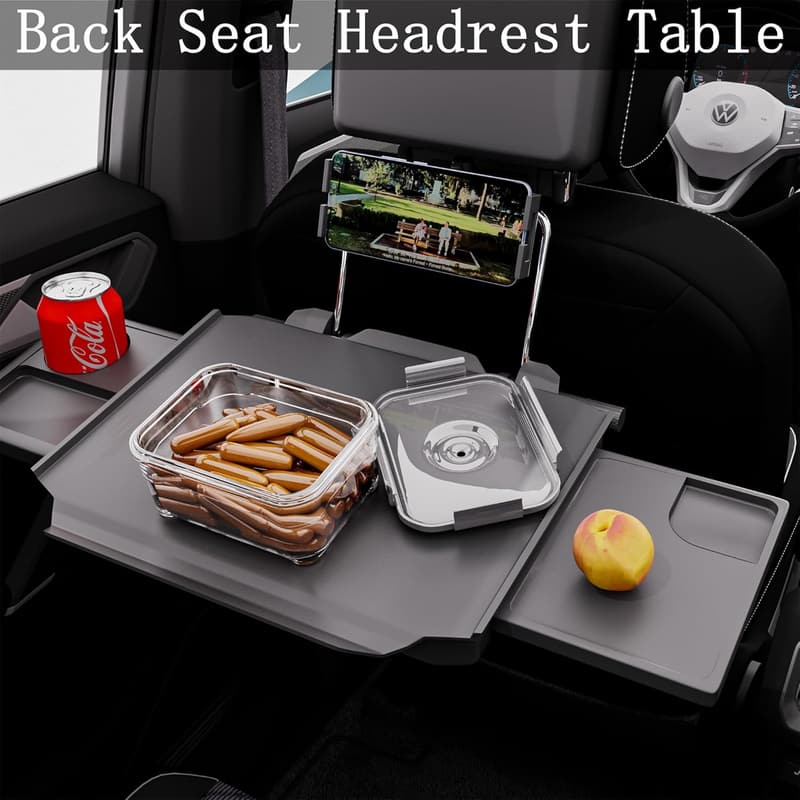 Car Steering Wheel Desk with Phone Holder for Truck Drivers