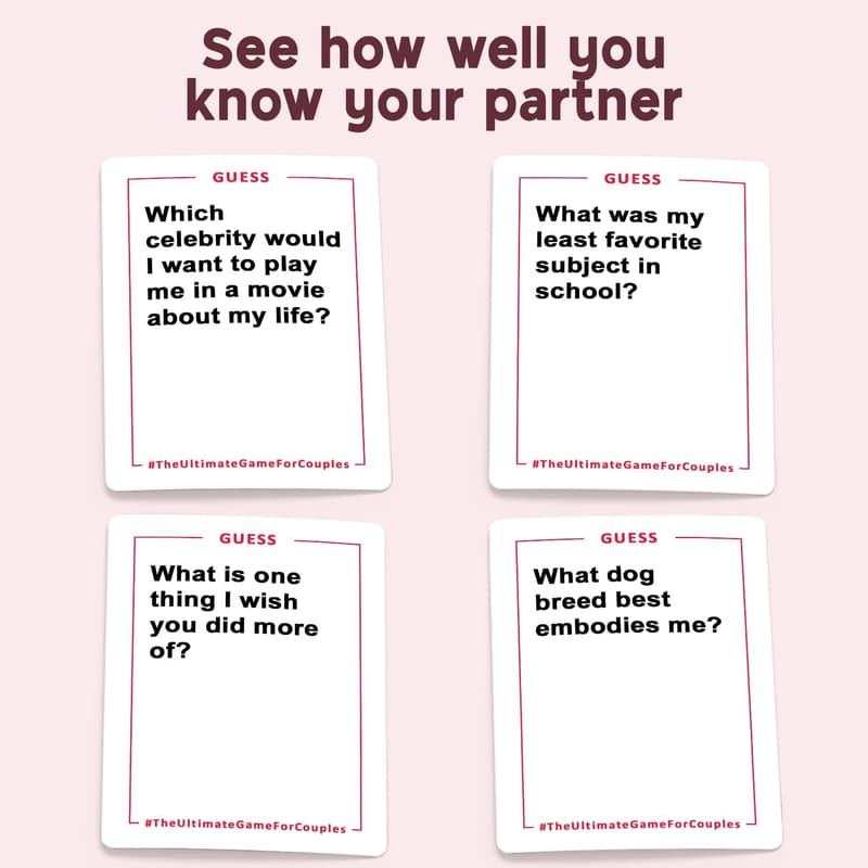 Date Night Game for Couples - Fun Challenges & Great Conversations