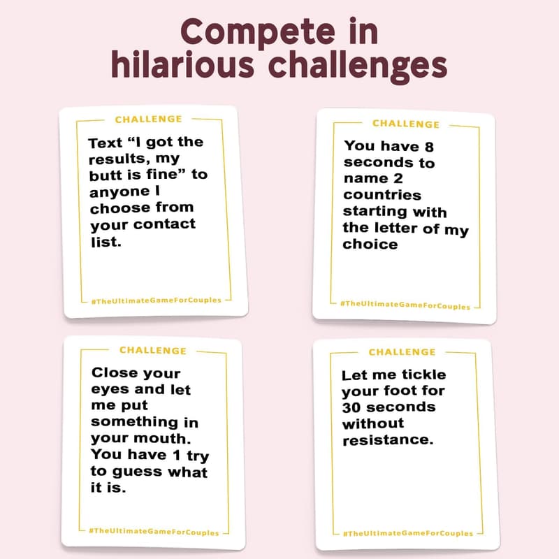 Date Night Game for Couples - Fun Challenges & Great Conversations