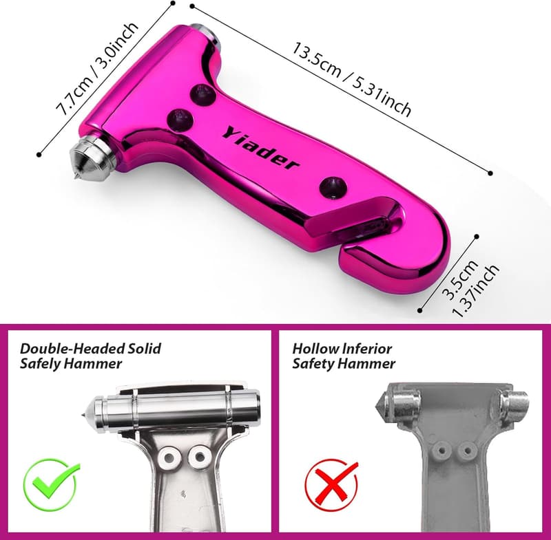 3-in-1 Emergency Car Escape Tool with Seat Belt Cutter & Glass Breaker