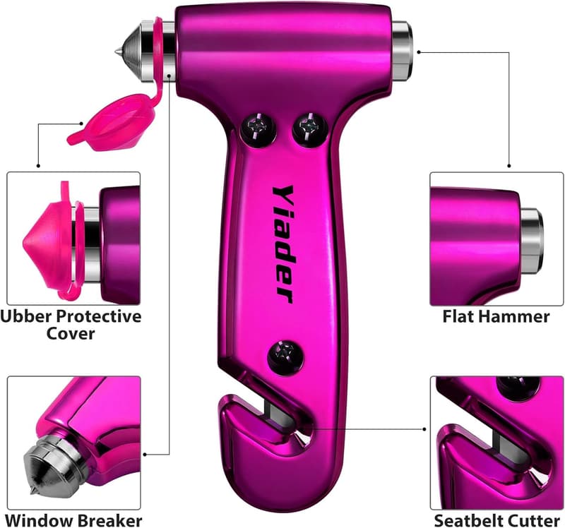 3-in-1 Emergency Car Escape Tool with Seat Belt Cutter & Glass Breaker
