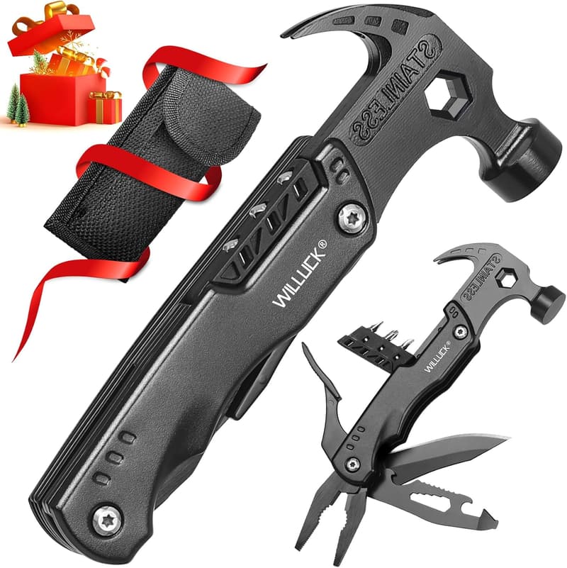Men's Birthday Multitool Gift - Perfect for Camping & Stocking Stuffers