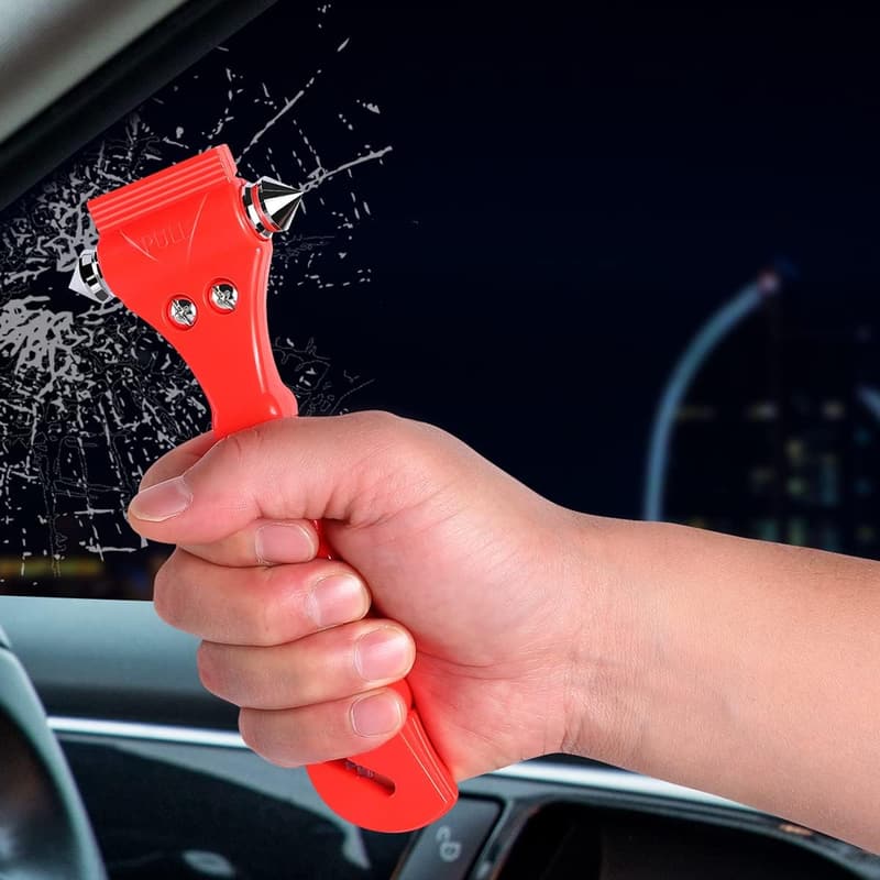Car Safety Hammer & Seatbelt Cutter - Emergency Escape Tool