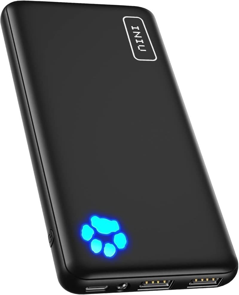10000mAh Portable Power Bank with High-Speed USB C Charging