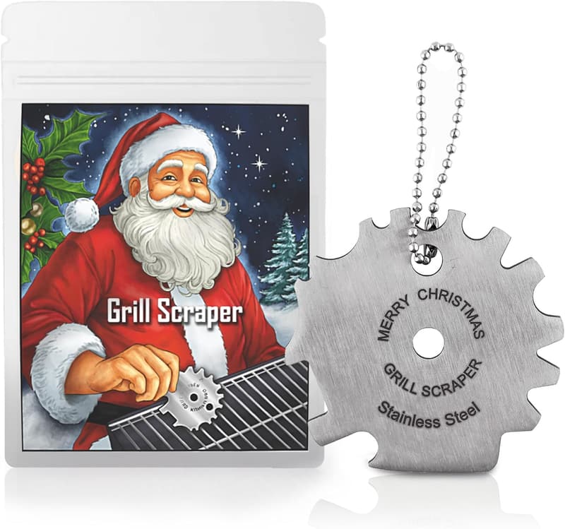 Christmas Grill Scraper Gift for Men and Women