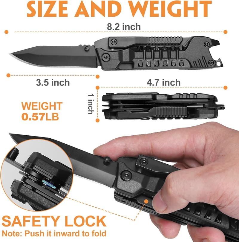 22-in-1 Multitool Knife - Practical Gift for Him