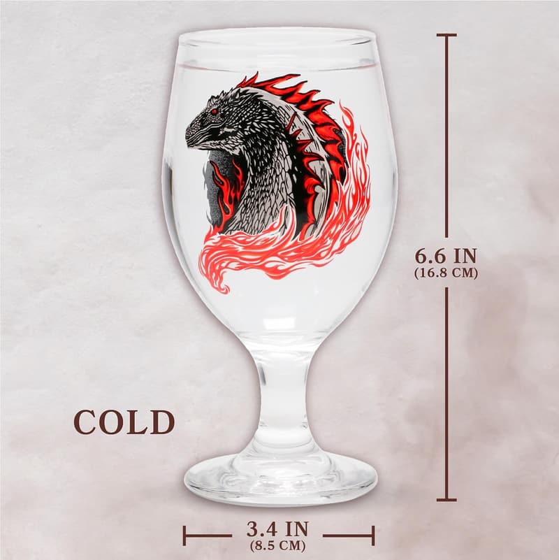 House of the Dragon Color Change Goblet – 350ml Game of Thrones Merchandise