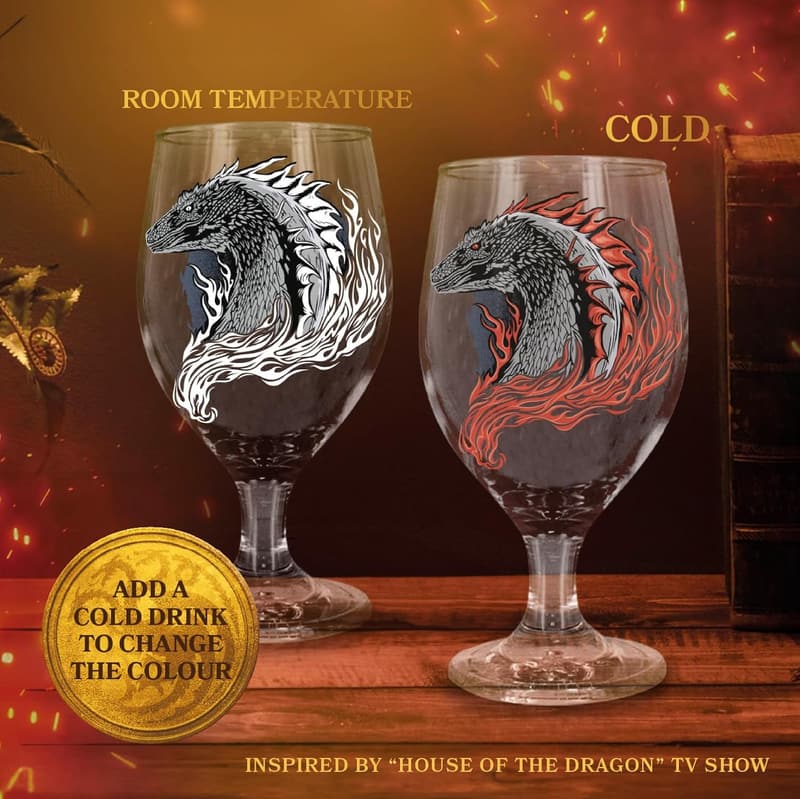 House of the Dragon Color Change Goblet – 350ml Game of Thrones Merchandise