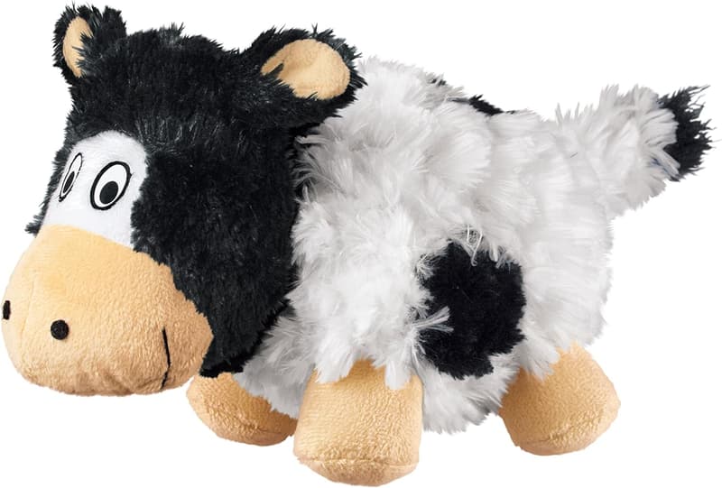 KONG Large Barnyard Cruncheez Cow Toy