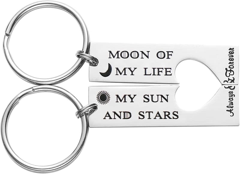 Game of Thrones Inspired Keychain Set for Couples