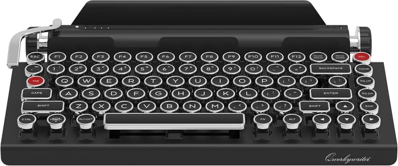 Qwerkywriter Retro Typewriter-Style Mechanical Keyboard