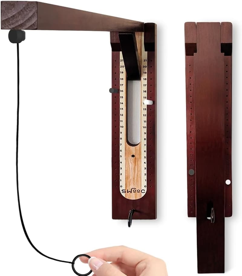 Hideaway Hook and Ring Game - Weather Resistant Wall Toss Game