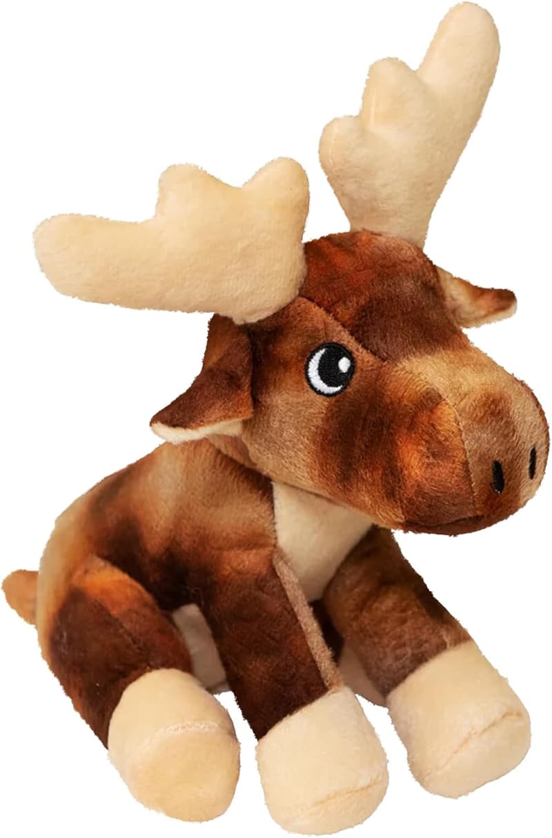 Marty the Moose Plush Toy for Small to Medium Dogs - Durable & Eco-Friendly