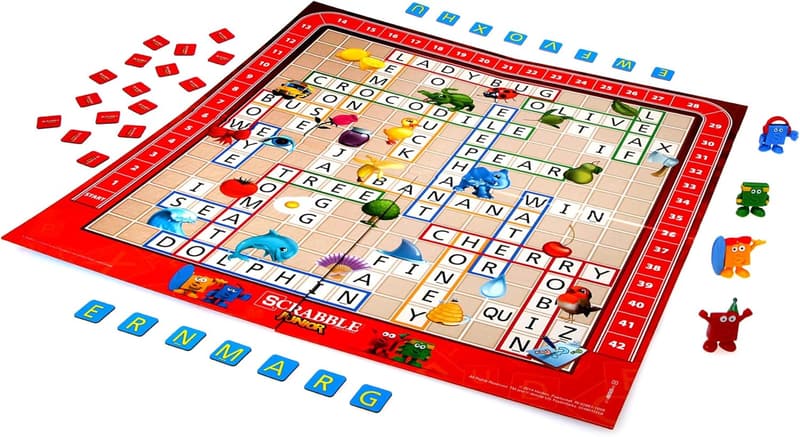 Scrabble Junior Board Game for Kids | Educational Fun for Ages 5+
