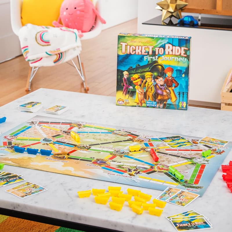 Ticket to Ride: First Journey - Family Board Game for Ages 6+