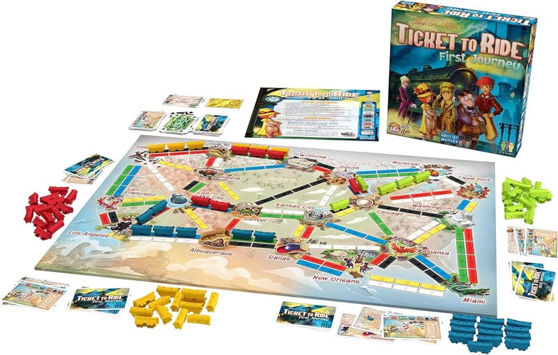 Ticket to Ride: First Journey - Family Board Game for Ages 6+
