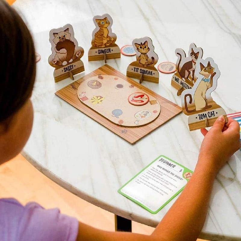Cat Crimes Brain Game for Ages 8+ - Fun and Challenging Teaser