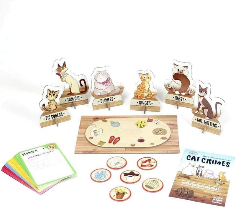 Cat Crimes Brain Game for Ages 8+ - Fun and Challenging Teaser