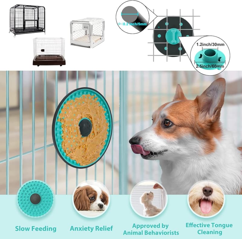 Dog Lick Mat - Slow Feeder for Crate Training & Boredom Relief