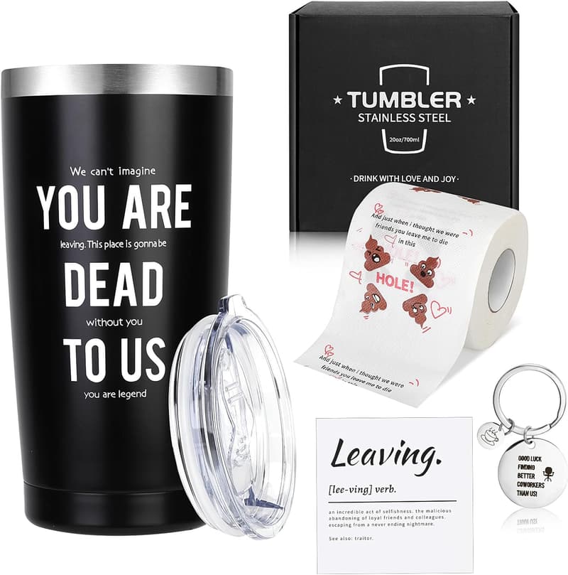 Going Away Gift: 20 oz Tumbler for Coworkers