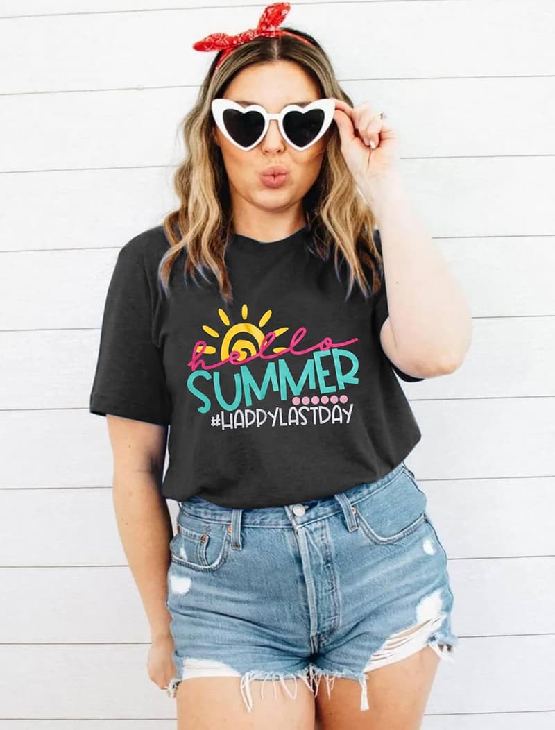 Teacher Appreciation Summer Graduation Tee for Women