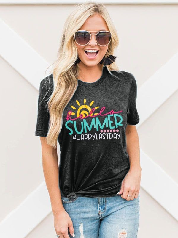 Teacher Appreciation Summer Graduation Tee for Women