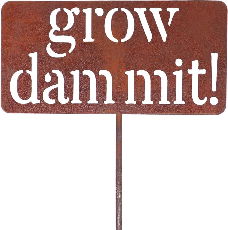 Funny Garden Sign - Unique Outdoor Decor for Gardeners