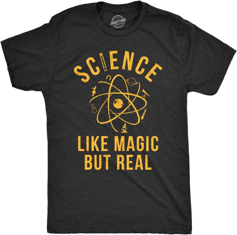 Funny Nerdy Teacher T-Shirt for Men - Science Like Magic