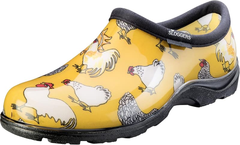 Women's Waterproof Slip-On Garden Clogs - Daffodil Yellow, Size 8