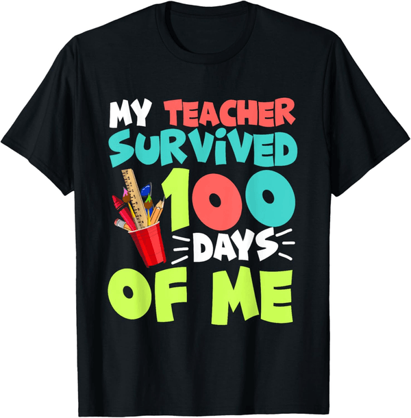 100 Days of School T-Shirt for Kids