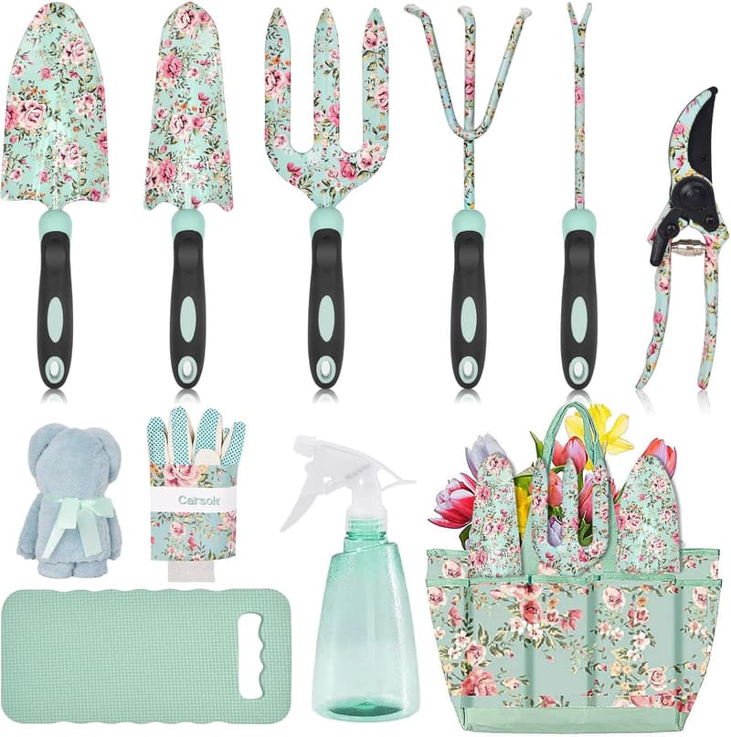 Birthday Gardening Kit for Women - 11 Pcs Heavy Duty Tools