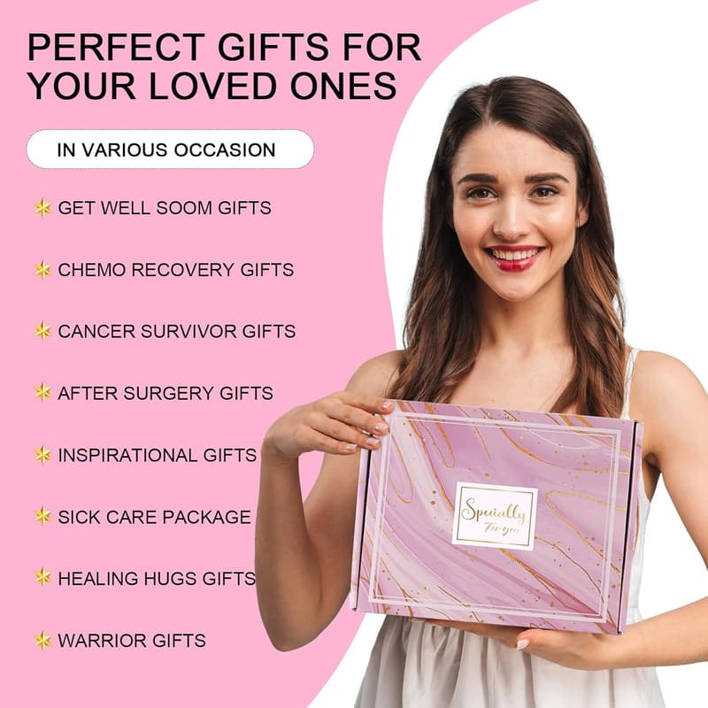 Spa Gift Basket for Women – Get Well Soon Care Package