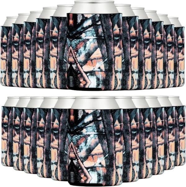 Blank Foam Can Cooler Sleeves (25-Pack) for Sublimation Printing