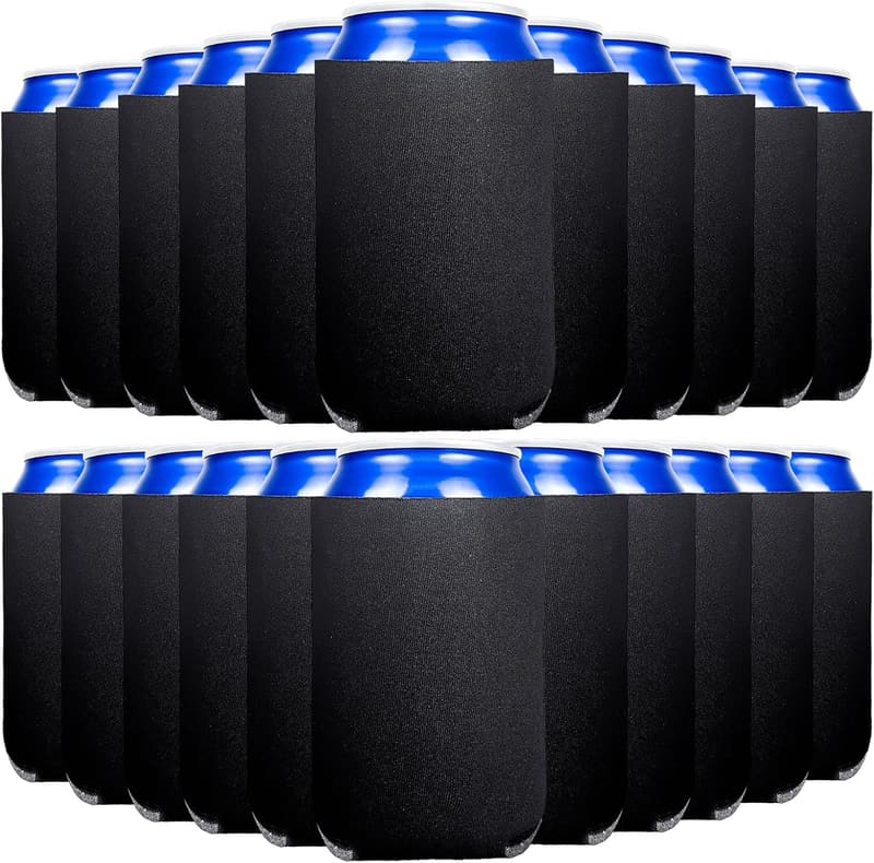 26Pcs Black Insulated Can Cooler Sleeves for Parties