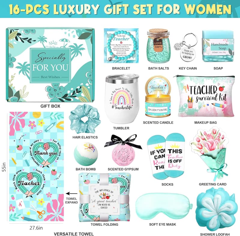 Teacher Appreciation Gift Basket for Women