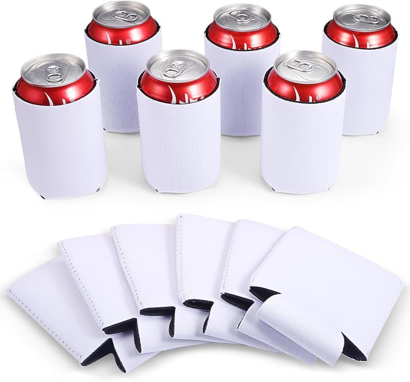 DIY Wedding Can Coolers - 12 Insulated Reusable Sleeves