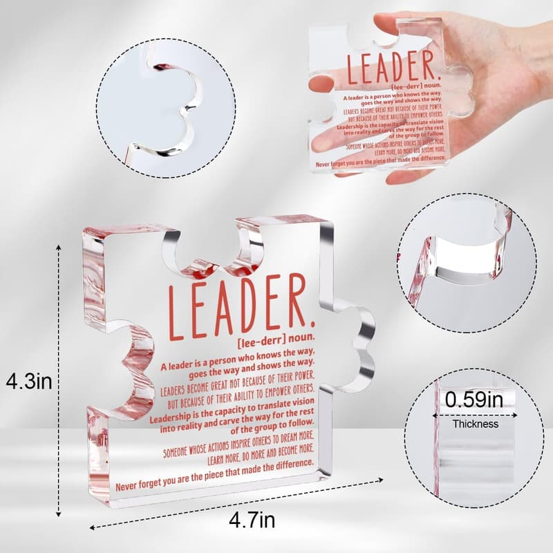 Farewell Gift - Irregular Acrylic Sign for Boss or Mentor