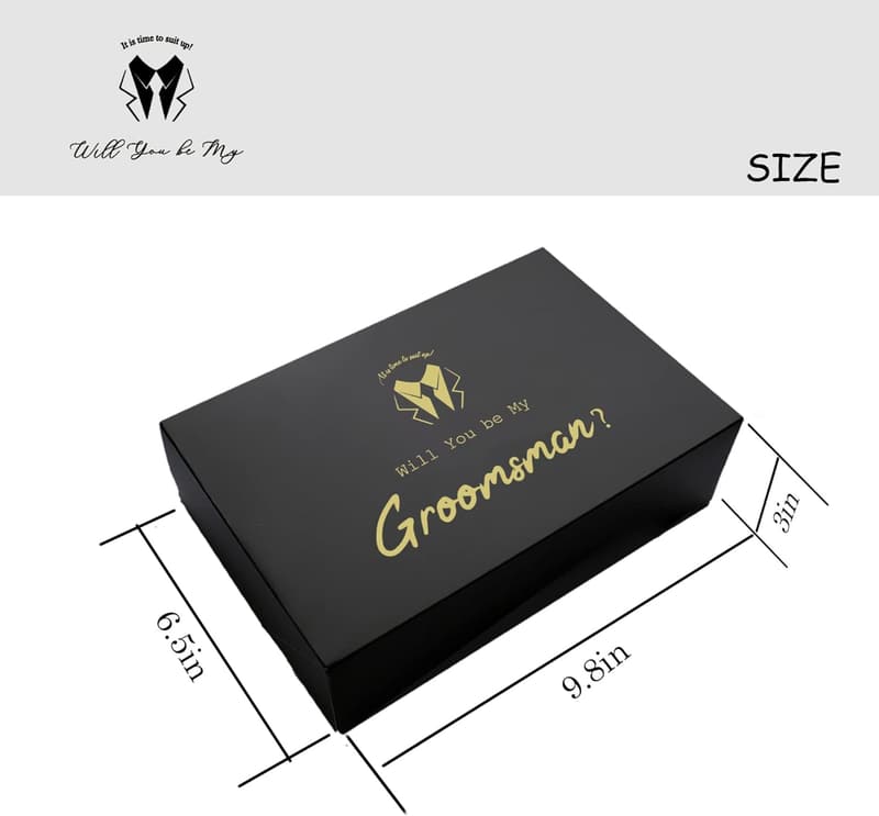 Groomsmen Proposal Box Set - 8-Pack Gifts for Bachelor Party