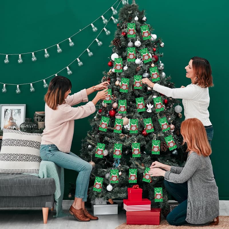Christmas Scratch-Off Cards - 60 Pieces for Holiday Games