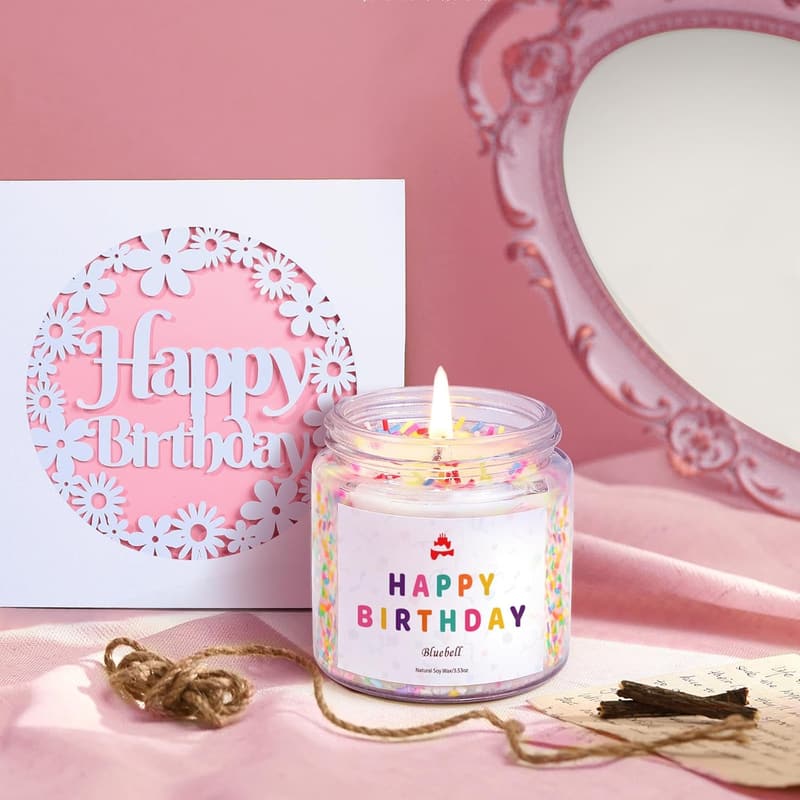Birthday Gift Box for Women – Cute 7PCS Daisy Glass Cup Set