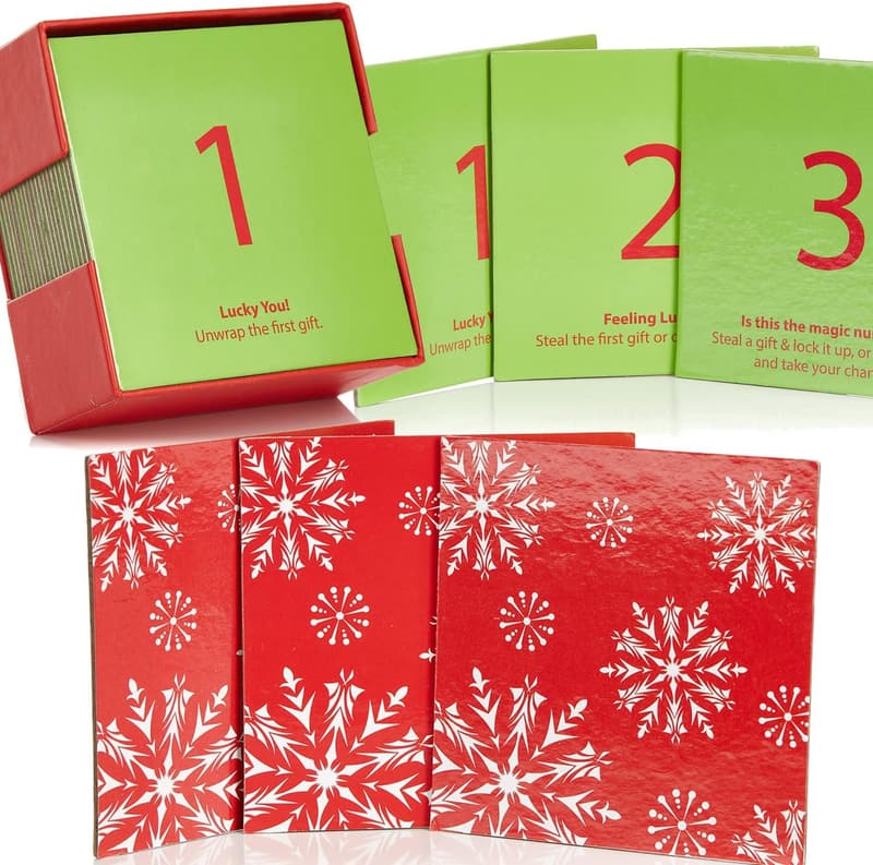 Christmas Coaster Set for White Elephant Game - 20 Pieces