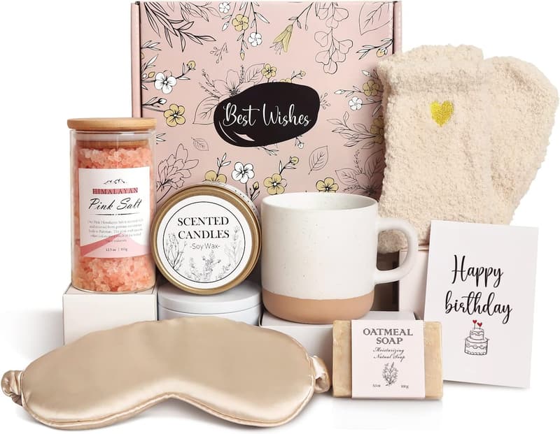 Unique Relaxation Gift Basket for Women's Birthdays