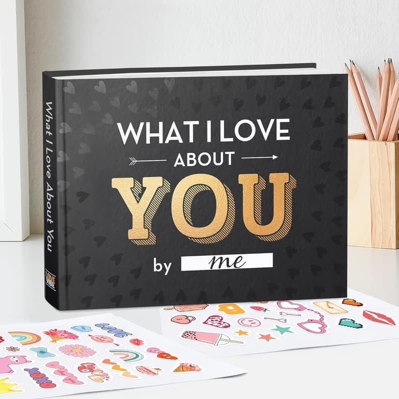 Love Book for Couples - Fill-in-the-Blank Anniversary Gift