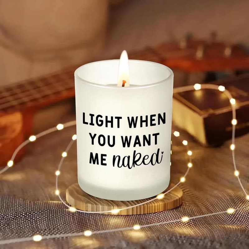 Father's Day Candle Gift for Him - I Love You Present