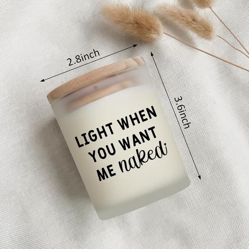 Father's Day Candle Gift for Him - I Love You Present