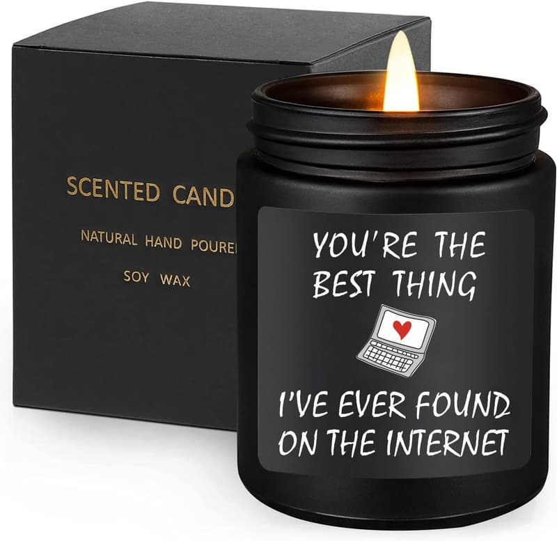 Funny Candle Gifts for Men - Long Burning & Highly Scented