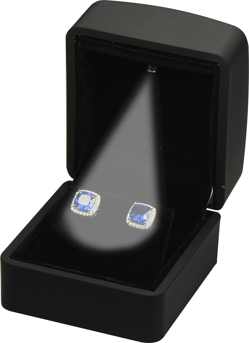Luxury LED Earring Gift Box for Weddings & Birthdays