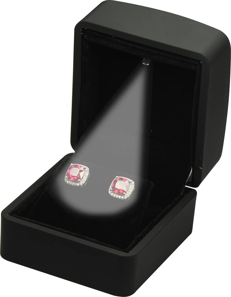 Luxury LED Earring Gift Box for Weddings & Birthdays